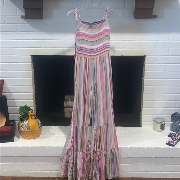 mainstrip Pants - Main strip bell bottom jumpsuit
